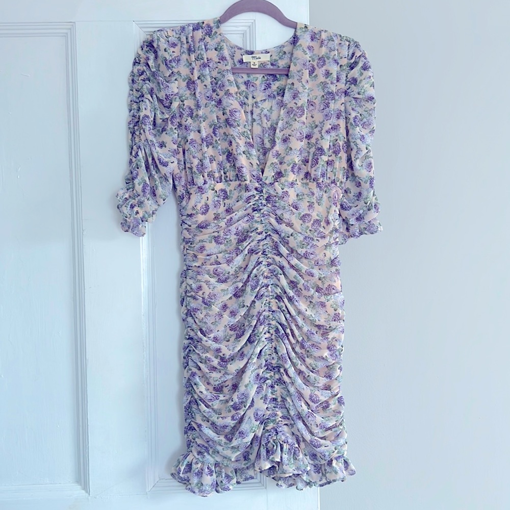Gorgeous ruched mini dress